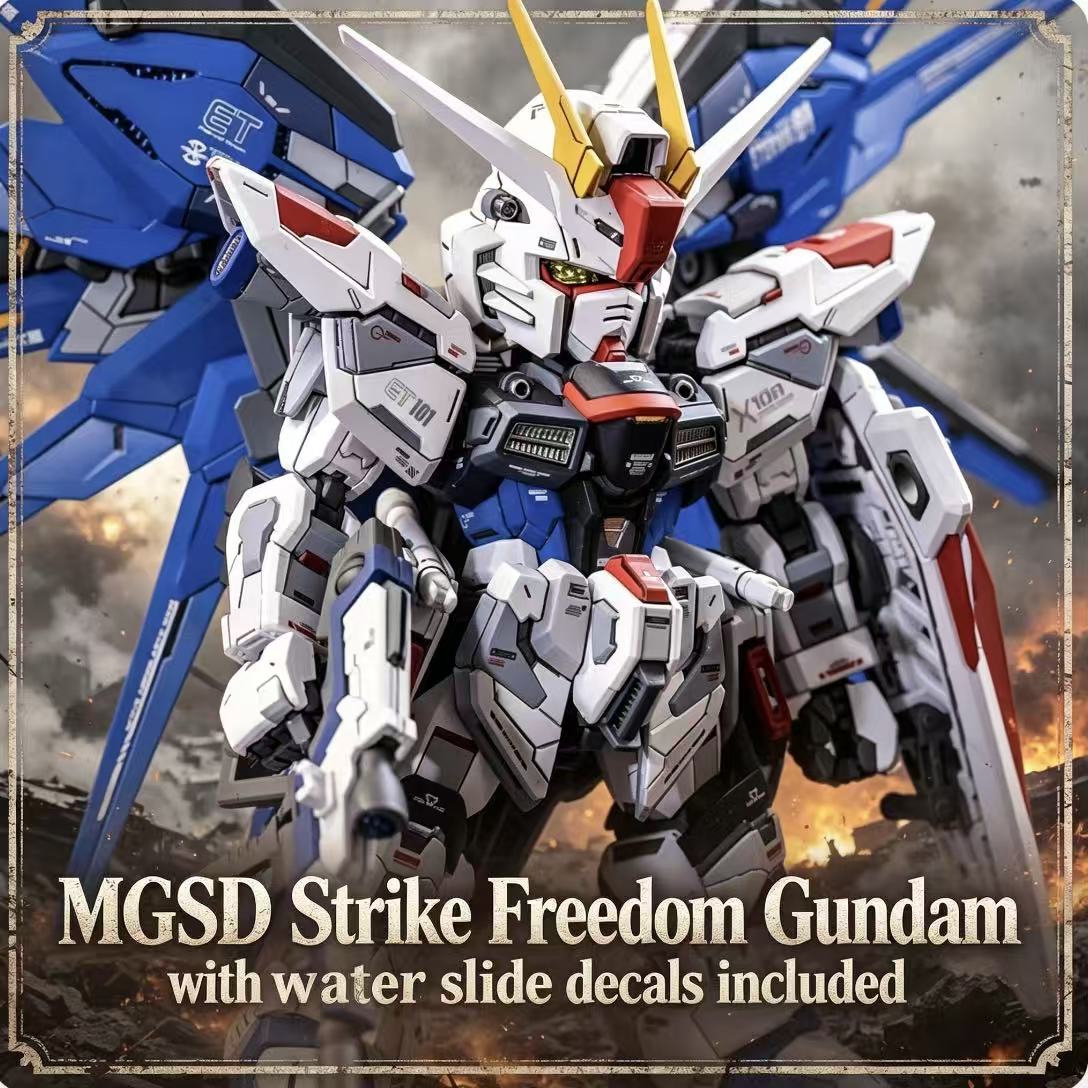 Model Kit Zeus - X10A GaogaoMGSD Q-version Strike Freedom Gundam