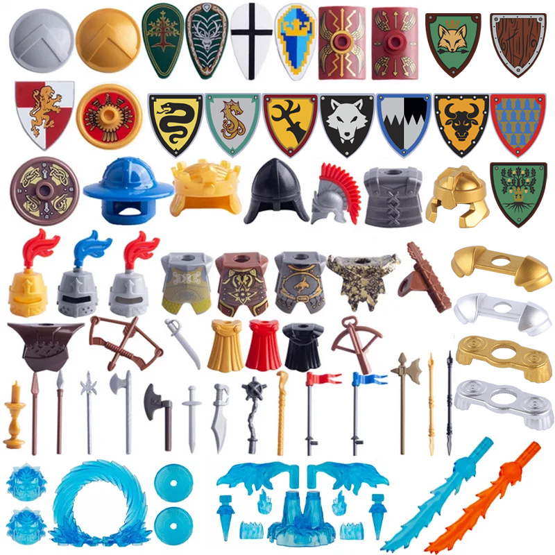 Model Kit Armored Core - Medieval Building Block Castle Soldier Parts