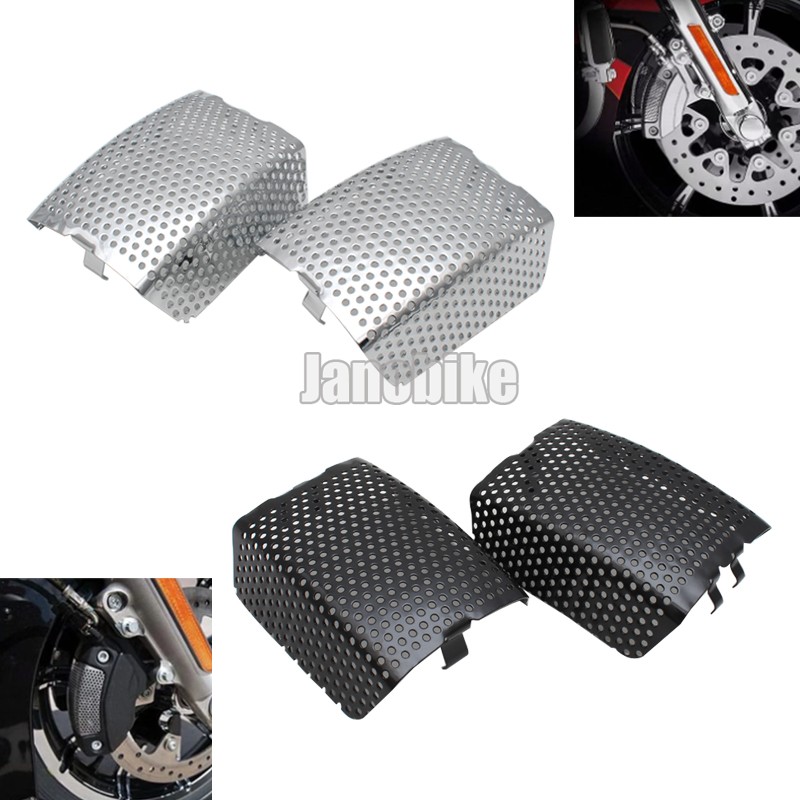 Model Kit Harley Davidson - Motorcycle Chrome/Black Front Brake Caliper Insert