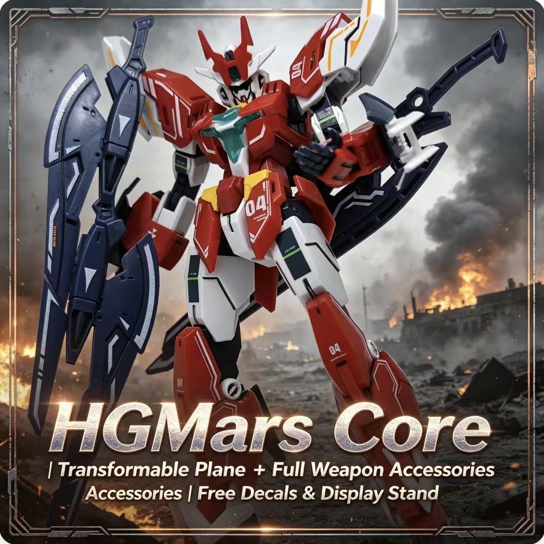 Model Kit Zeus - 008A HG 1/144 Mars Core Warrior