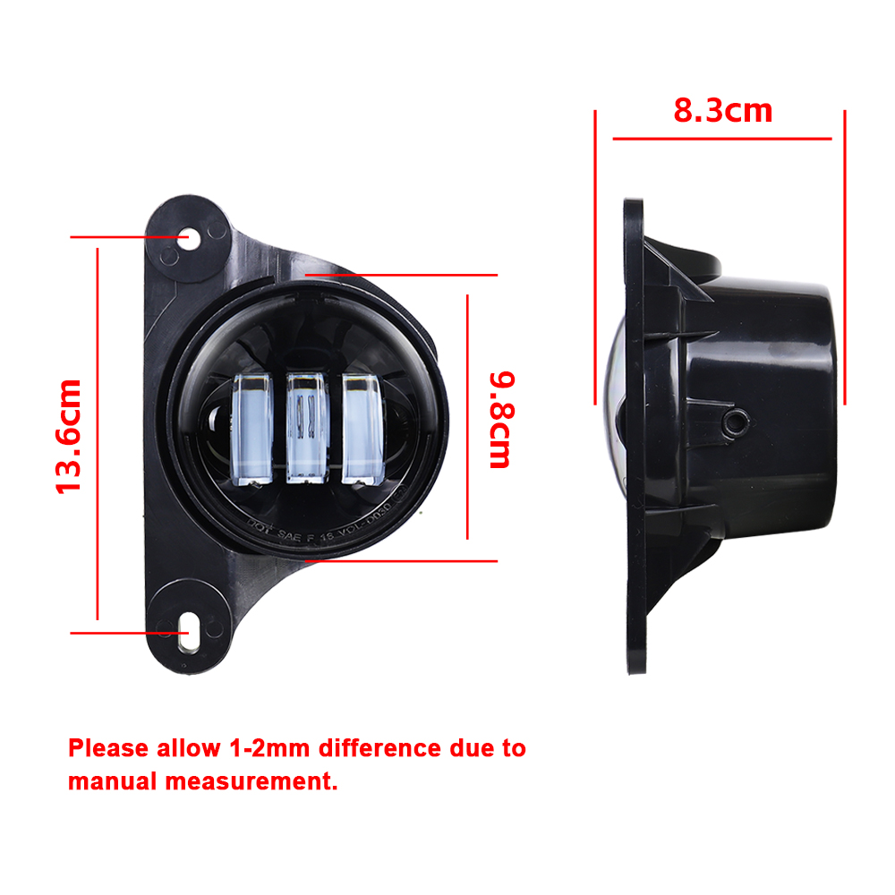 Front Bumper Lights LED Fog Li - Model Kit Jeep ulasan dan harga