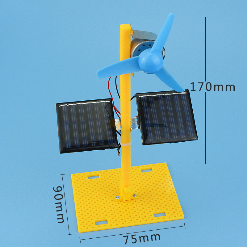 DIY Solar Electric Fan Model A - Model Kit Walmart ulasan dan harga