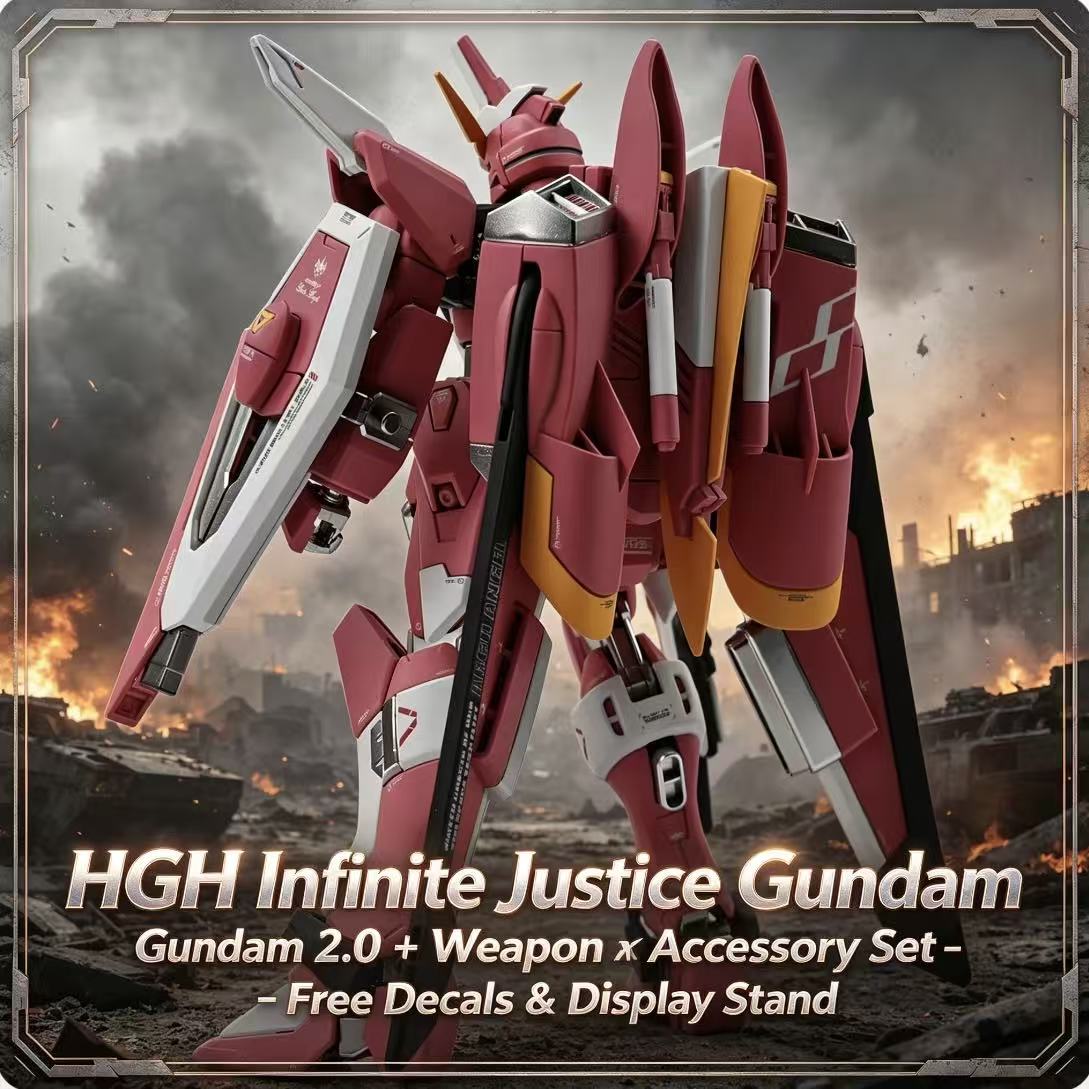 231 HG 1/144 Infinite Justice  - Model Kit Zeus ulasan dan harga