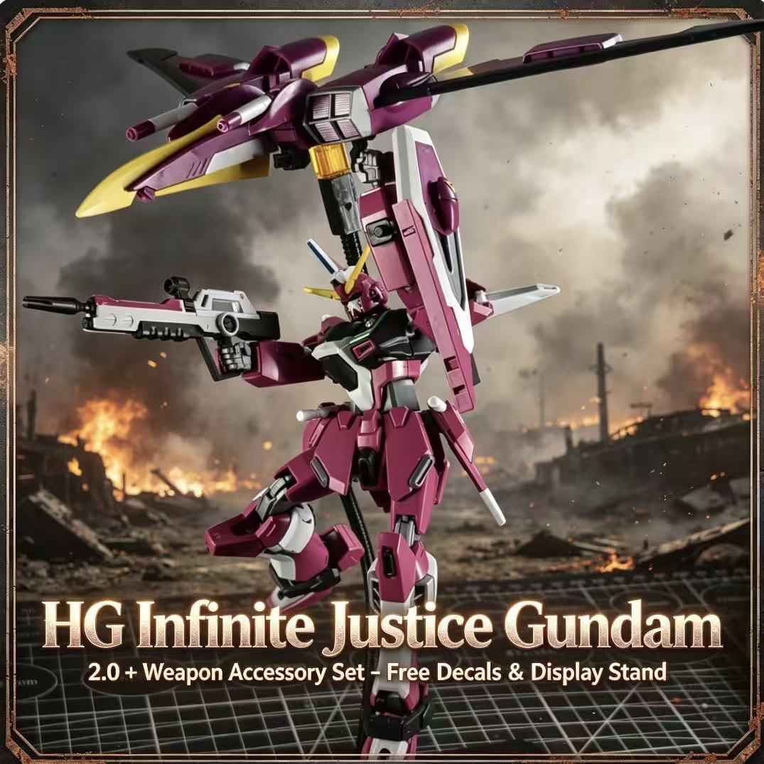 231 HG 1/144 Infinite Justice  - Model Kit Zeus ulasan dan harga