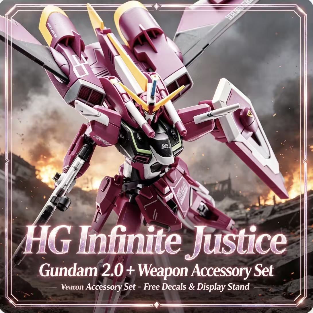 231 HG 1/144 Infinite Justice  - Model Kit Zeus ulasan dan harga