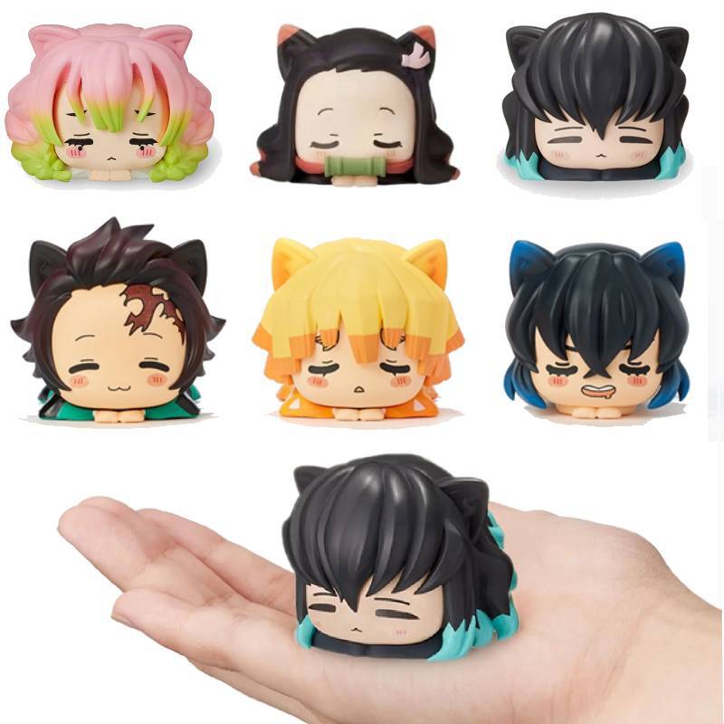 6PCS/Set Anime Demon Slayer Fi - Model Kit Zenitsu ulasan dan harga