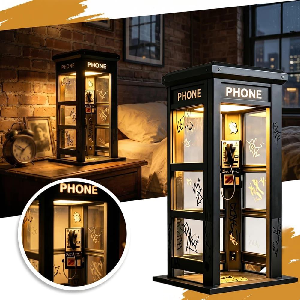 Retro Graffiti Phone Booth Tab - Model Kit Box ulasan dan harga