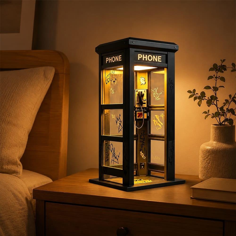 Retro Graffiti Phone Booth Tab - Model Kit Box ulasan dan harga