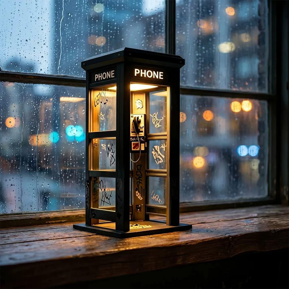 Retro Graffiti Phone Booth Tab - Model Kit Box ulasan dan harga
