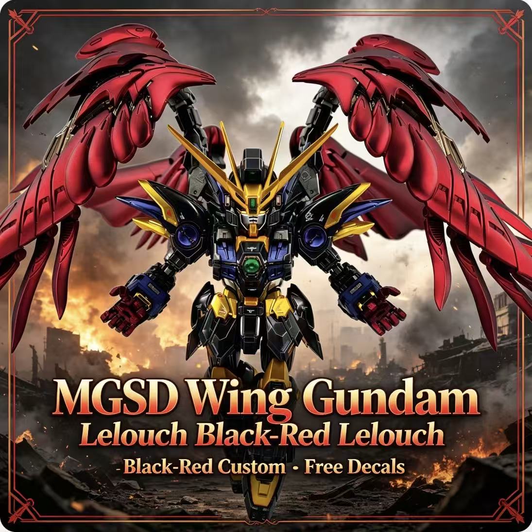 MGSD Wing Lelouch Color Scheme - Model Kit Zeus ulasan dan harga