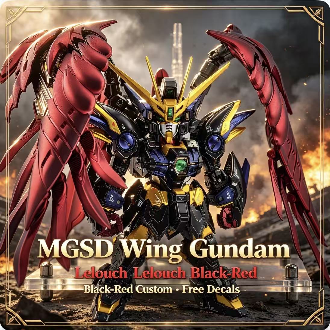 MGSD Wing Lelouch Color Scheme - Model Kit Zeus ulasan dan harga