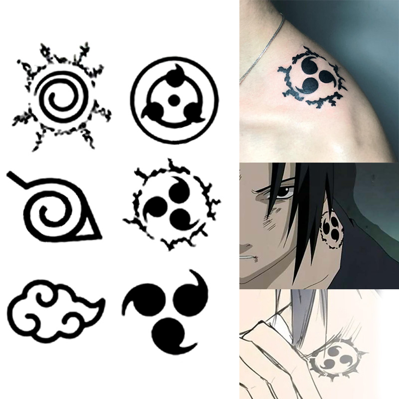 Anime Naruto Tattoo Stickers T - Logo Model Kit ulasan dan harga