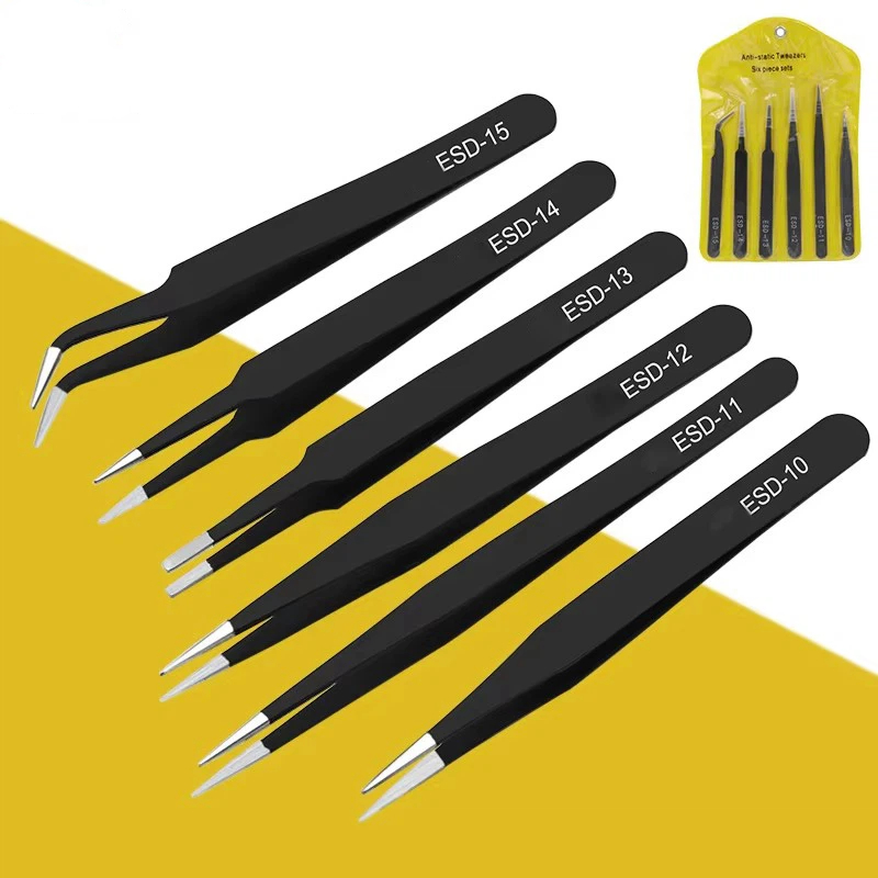 6pcs anti-static stainless ste - Model Kit Nipper ulasan dan harga
