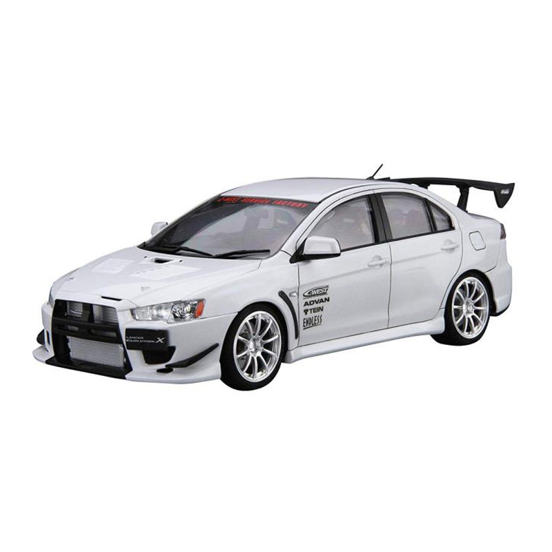 Static assembly car model Aosh - Model Kit Aoshima ulasan dan harga