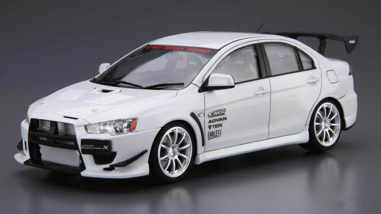Static assembly car model Aosh - Model Kit Aoshima ulasan dan harga