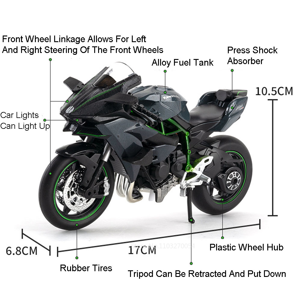 1:12 Kawasaki H2R BWM S1000RR  - Model Kit Aoshima ulasan dan harga