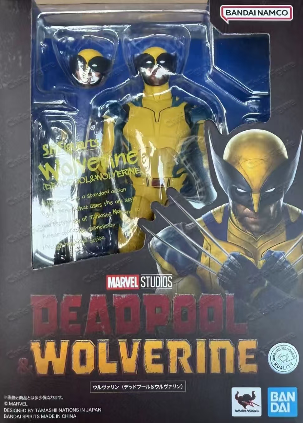 Original box Bandai SHF In sho - Model Kit Wolverine ulasan dan harga