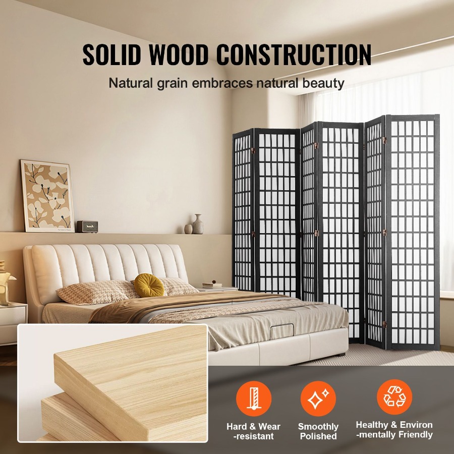 6 Panel Japanese Room Divider  - Panel Line Marker ulasan dan harga