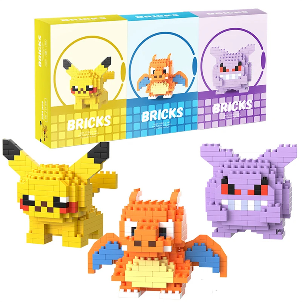 Pokemon Micro Building Blocks  - Model Kit Walmart ulasan dan harga