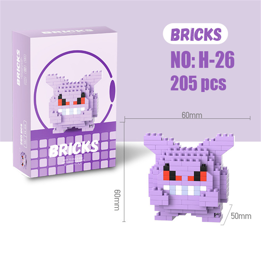 Pokemon Micro Building Blocks  - Model Kit Walmart ulasan dan harga