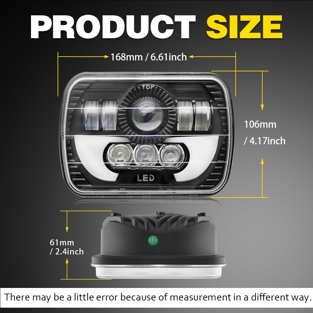 7inch H4 Led Light For Jeep Wr - Model Kit Jeep ulasan dan harga