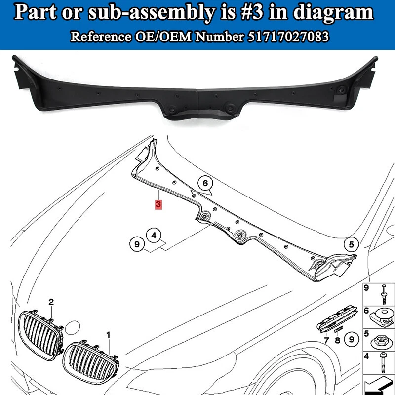 1 Set Car Parts Front Windshie - Model Kit Bmw ulasan dan harga