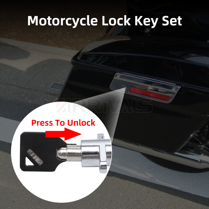 Motorcycle Hard Saddlebag Lock - Model Kit Harley Davidson ulasan dan harga