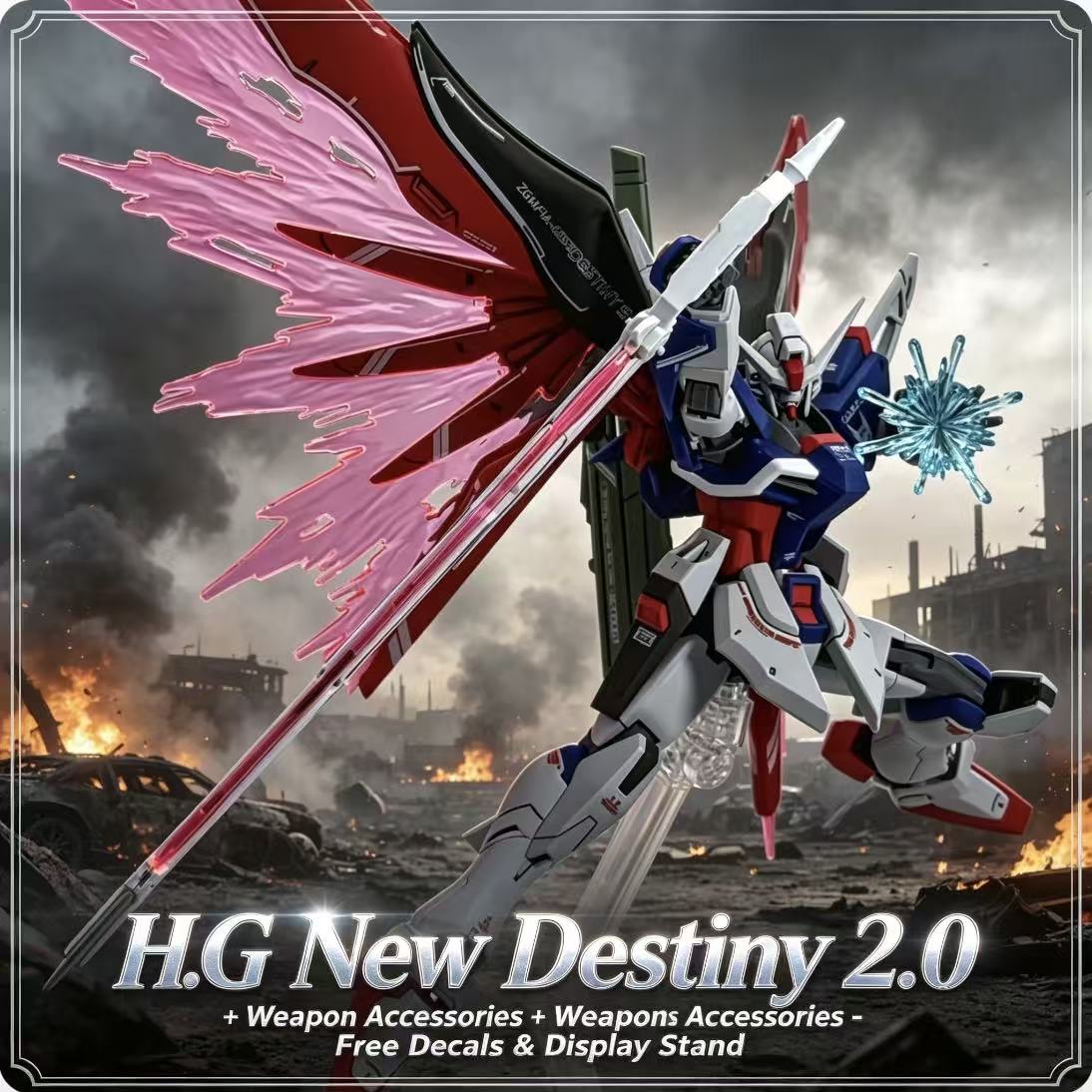 224 HG 1/144 Destiny Spec II F - Model Kit Zeus ulasan dan harga