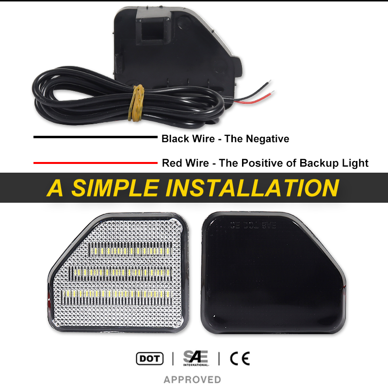 iJDM White LED Rear Bumper Ref - Model Kit Jeep ulasan dan harga