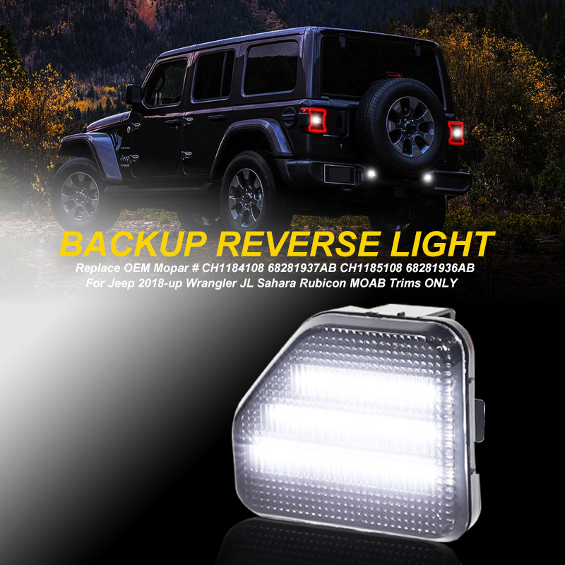 iJDM White LED Rear Bumper Ref - Model Kit Jeep ulasan dan harga