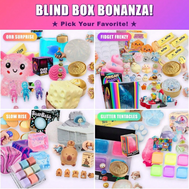 Squish Time Nee Doh Mystery Bl - Model Kit Box ulasan dan harga