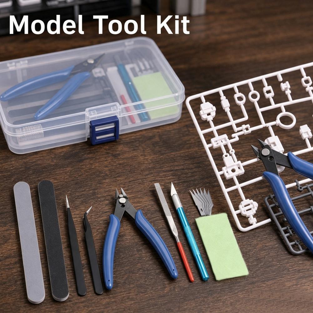14-Piece Model Craft Tool Kit  - Model Kit Nipper ulasan dan harga