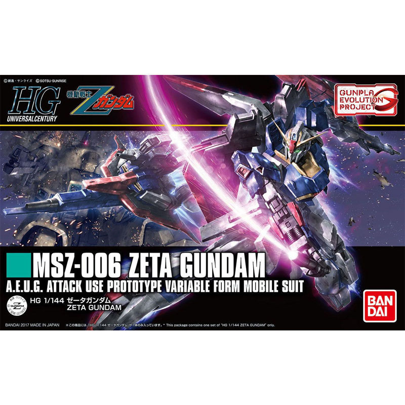Bandai Original Genuine Figure - Model Kit Zeta Gundam ulasan dan harga
