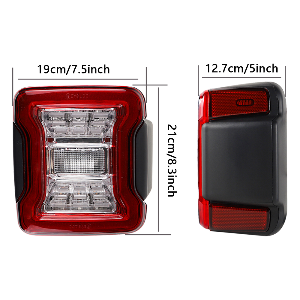2x Car LED Tail Lights for Jee - Model Kit Jeep ulasan dan harga
