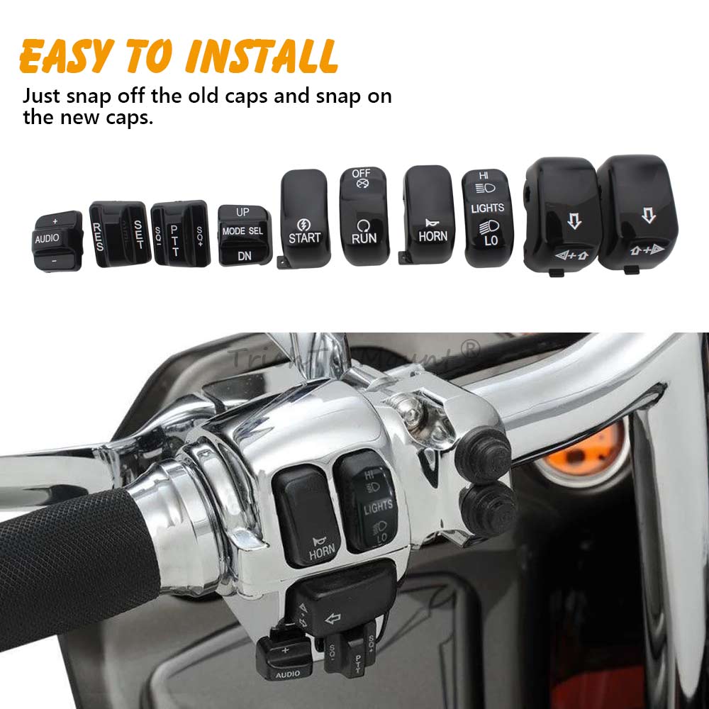 Motorcycle Black Hand Control  - Model Kit Harley Davidson ulasan dan harga