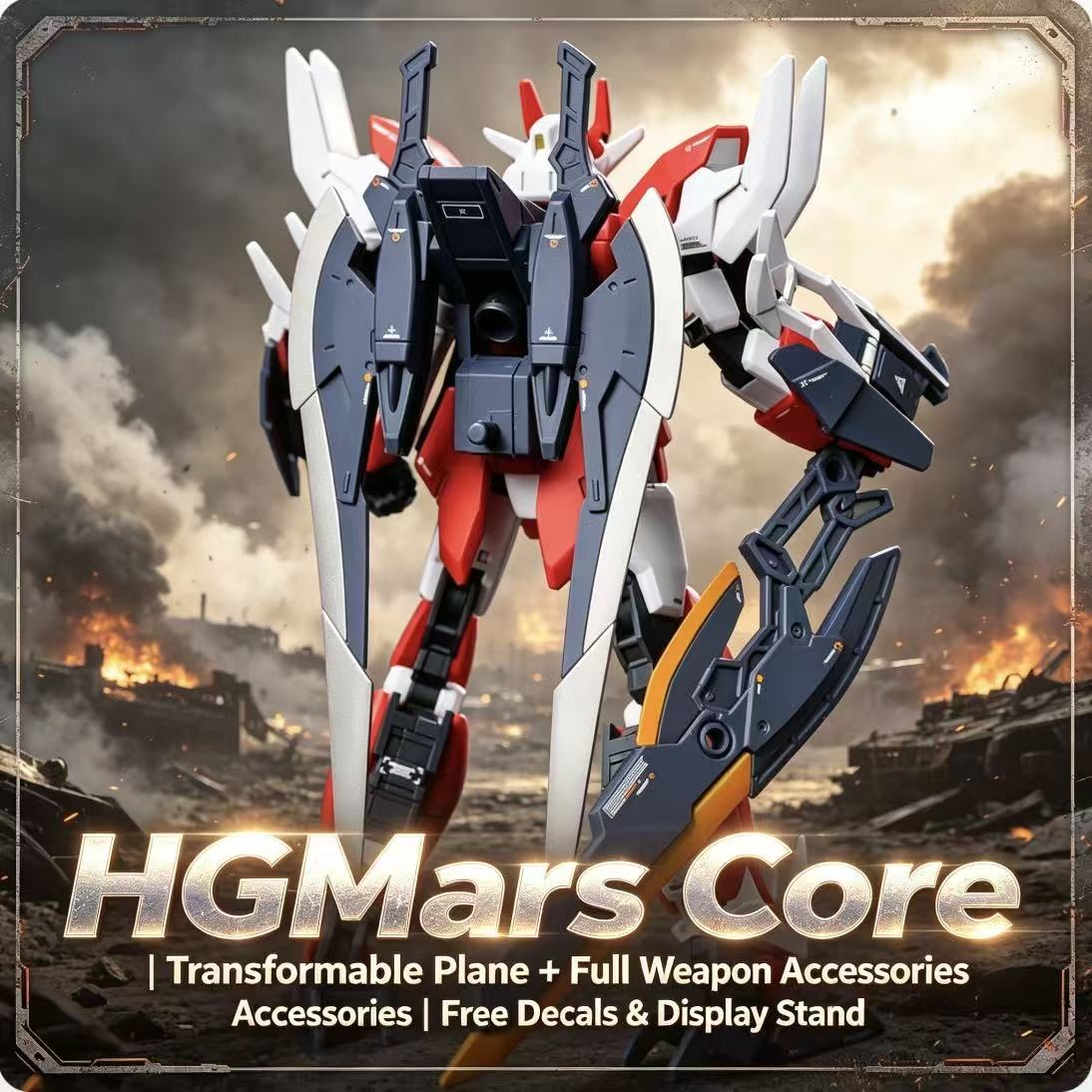 008A HG 1/144 Mars Core Warrio - Model Kit Zeus ulasan dan harga