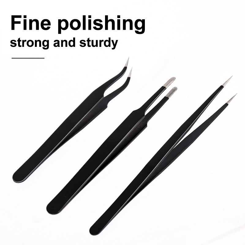 Deli 3PCS Tweezers Set Upgrade - Model Kit Nipper ulasan dan harga