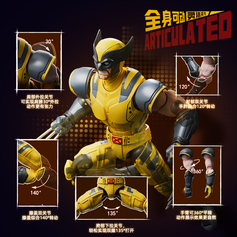 BLOKEES Original 2024 Deadpool - Model Kit Wolverine ulasan dan harga